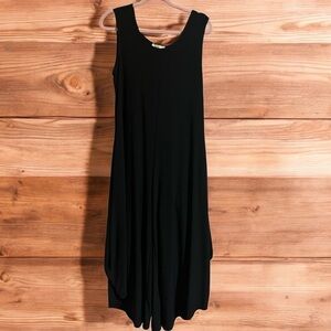 JUMPSUIT Camille & Co Black Hi-Low Sleeveless Jumper Beautiful! Size M